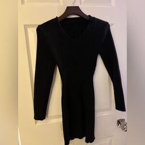 Stretchy sweater dress